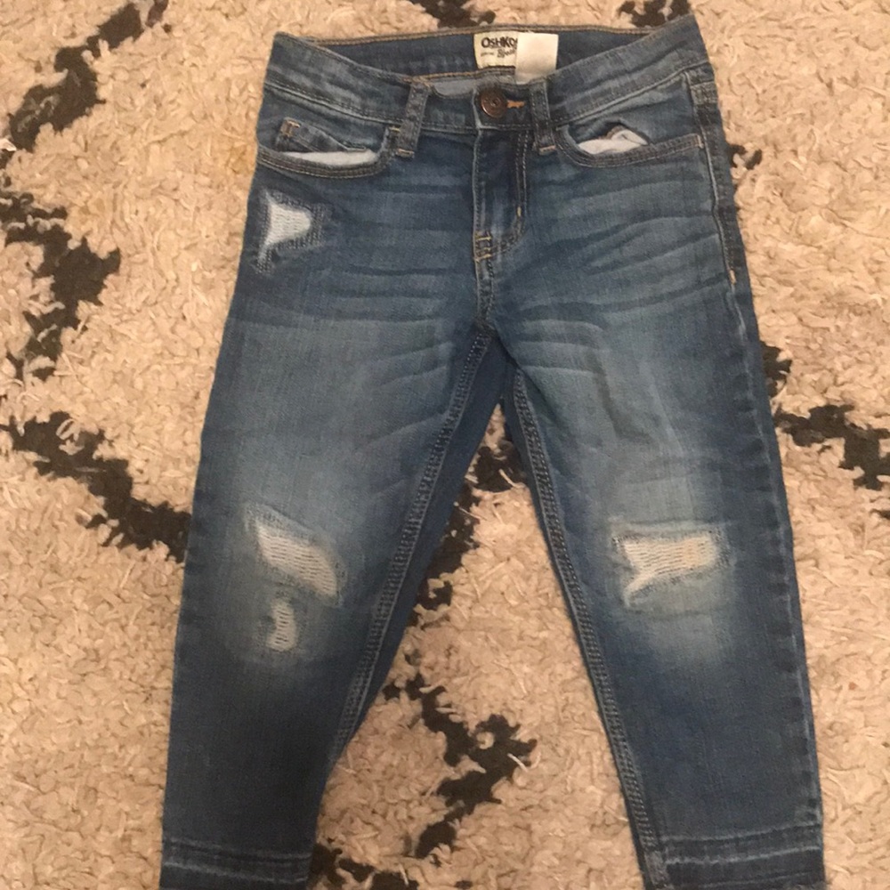 4t girls ankle denim pants